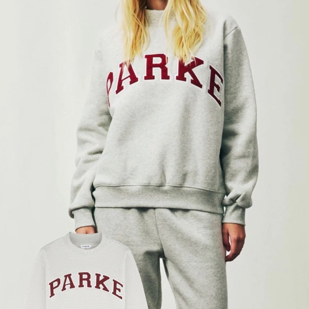 Parke Women's Gray and Red Sweatshirt